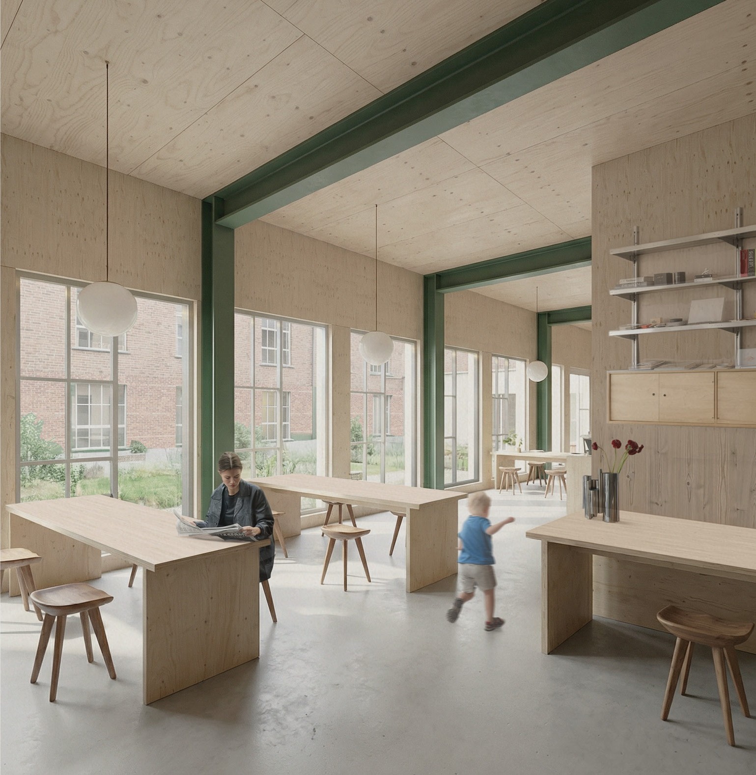 Shared community interior