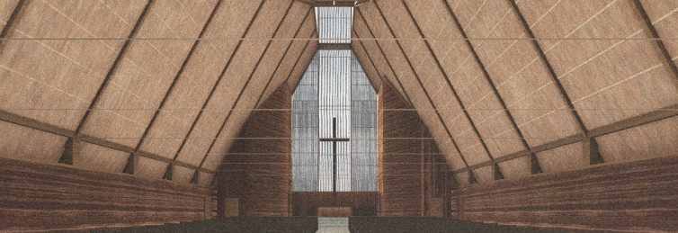Chapel interior render