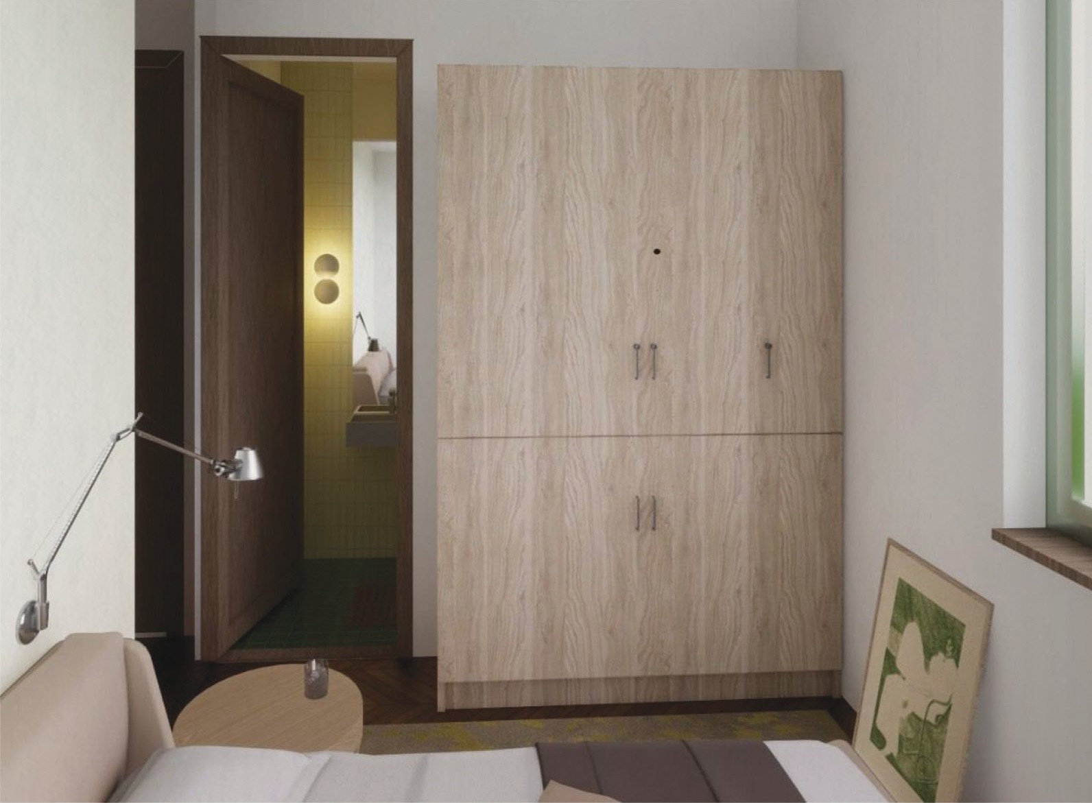 Bedroom interior render